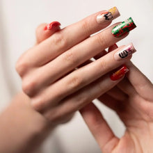 Load image into Gallery viewer, INDIGO ZIEMASSVĒTKU ZĪMOGU PLĀKSNE 01